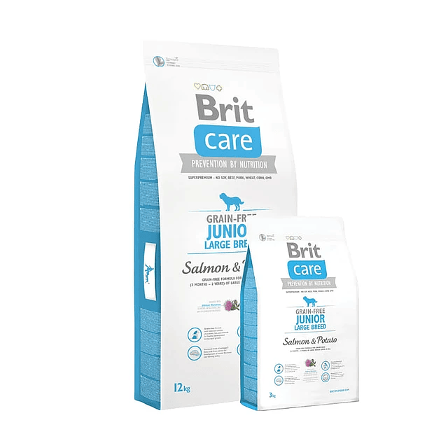 Brit Care Grain-Free Junior Large Salmon 12kg