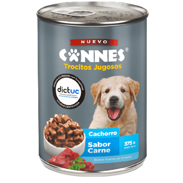 LATAS CANNES CACHORRO  375GRS