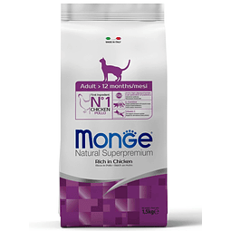 MONGE ADULTO CAT 1,5KG