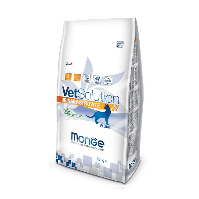 MONGE VS URINARY STRUVITE CAT 1,5KG 