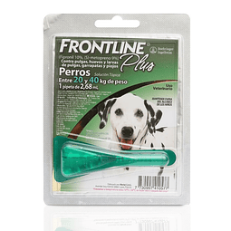 FRONTLINE PLUS PIPETA PERRO 20 A 40 KG 