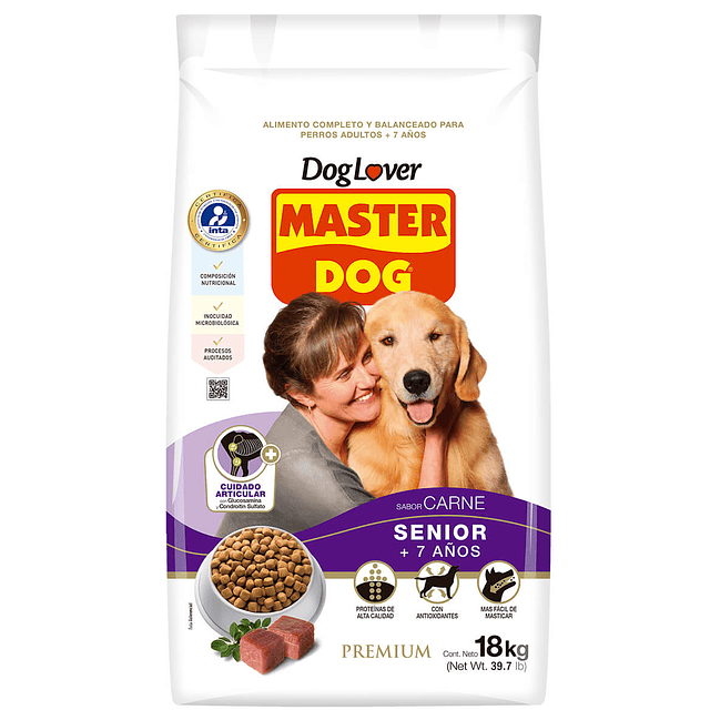 MASTERDOG SENIOR 18 KG 