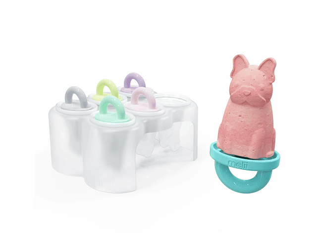 Pack de 6 moldes paletas de helados Melii