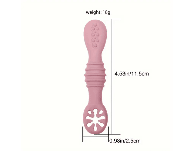 Pre cuchara de silicona Celeste