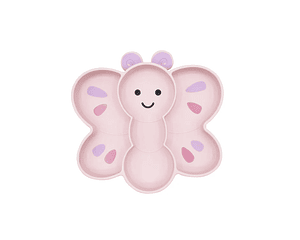 Plato de silicona con succión - Mariposa
