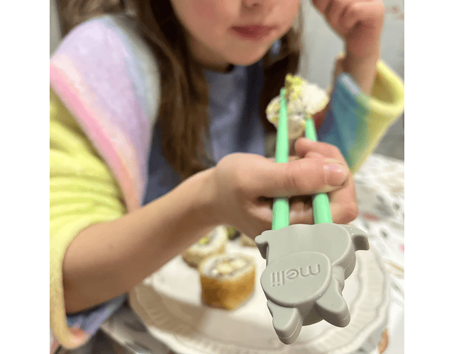 Palillos de aprendizaje Melii - Verde