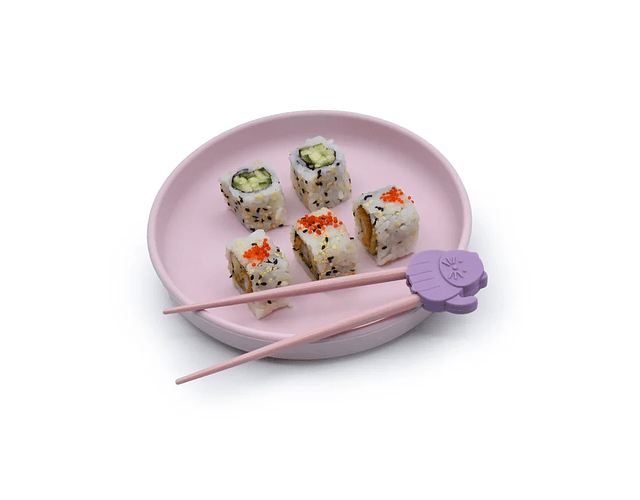 Palillos de aprendizaje rosa 