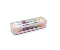 Contenedor de 4 compartimentos rosado