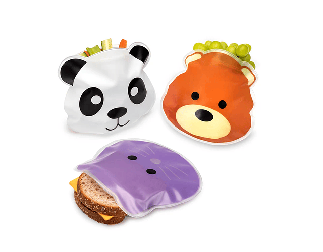 Bolsas reutilizables para snack 