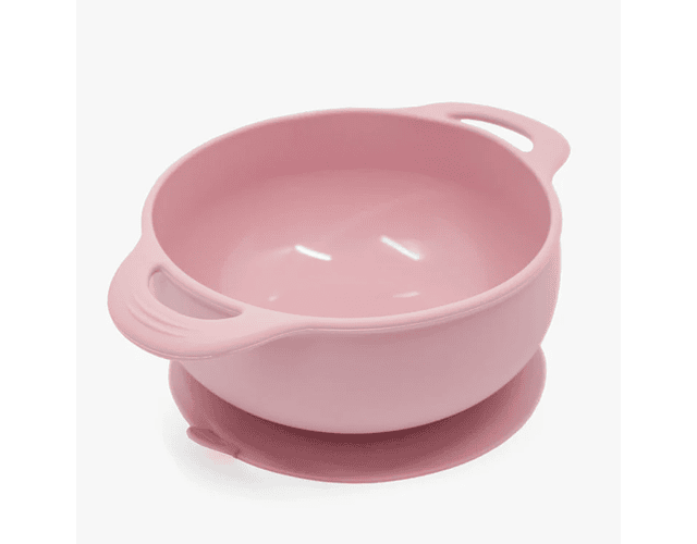 Bowl con ventosa - rosado