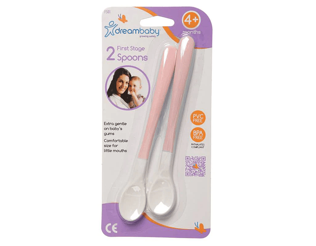 Pack de 2 cucharas - rosadas