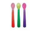 Pack de 3 cucharas suaves con sensor de calor