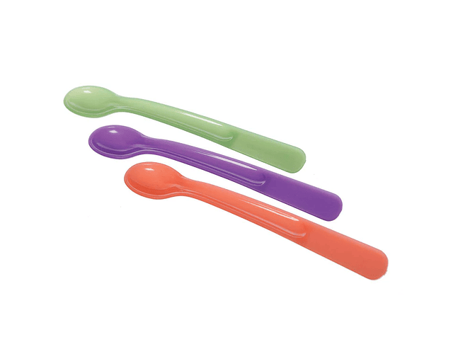 Pack de 3 cucharas suaves con sensor de calor