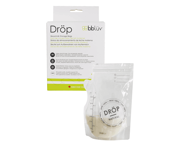 Bolsa para almacenar leche materna