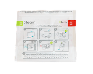 Bolsas esterilizadoras de vapor rápido para microondas