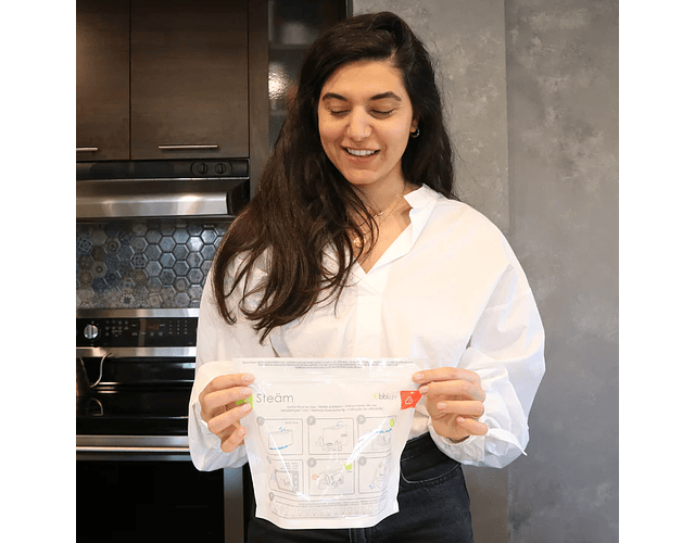 Bolsas esterilizadoras de vapor rápido para microondas