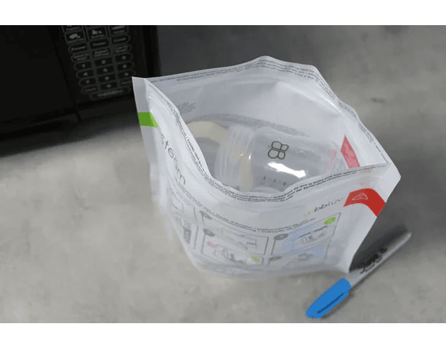 Bolsas esterilizadoras de vapor rápido para microondas