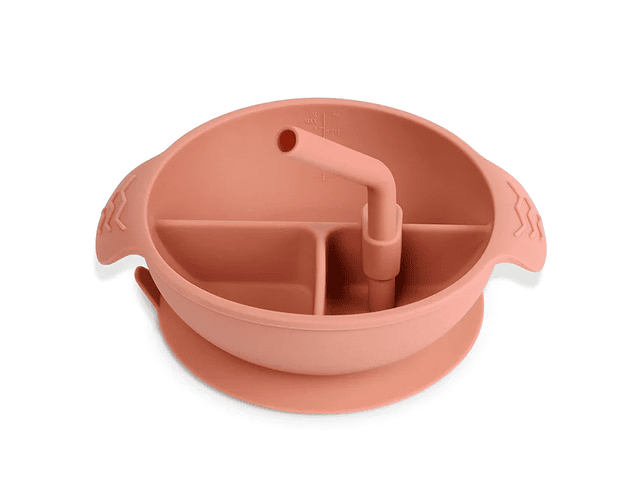 Bowl con divisiones y base de ventosa - Rust