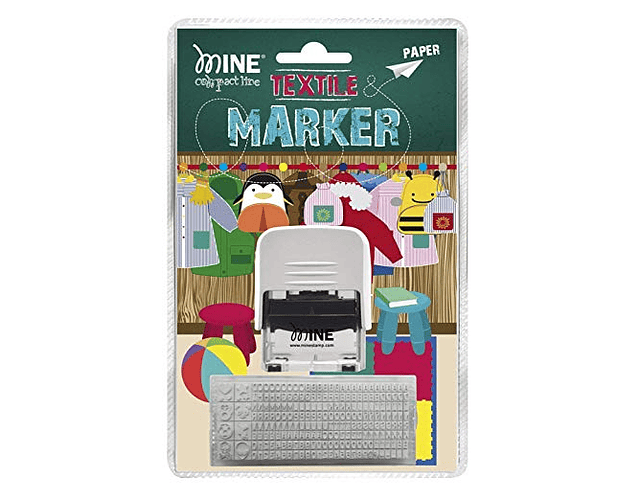 Marcador de ropa y libros