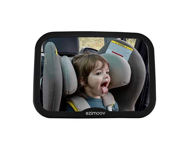 Espejo rectangular de bebé para auto