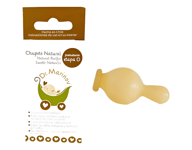 Chupete ergonómico de bebé - Prematuro Etapa 0