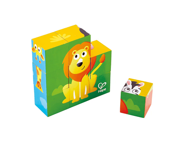 Puzle con bloques jungla