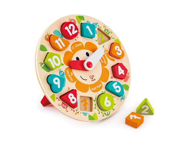 Puzle reloj aprende la hora