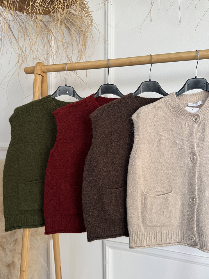 Colete com botão  1