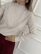 Camisola malha com renda - Miniatura 2