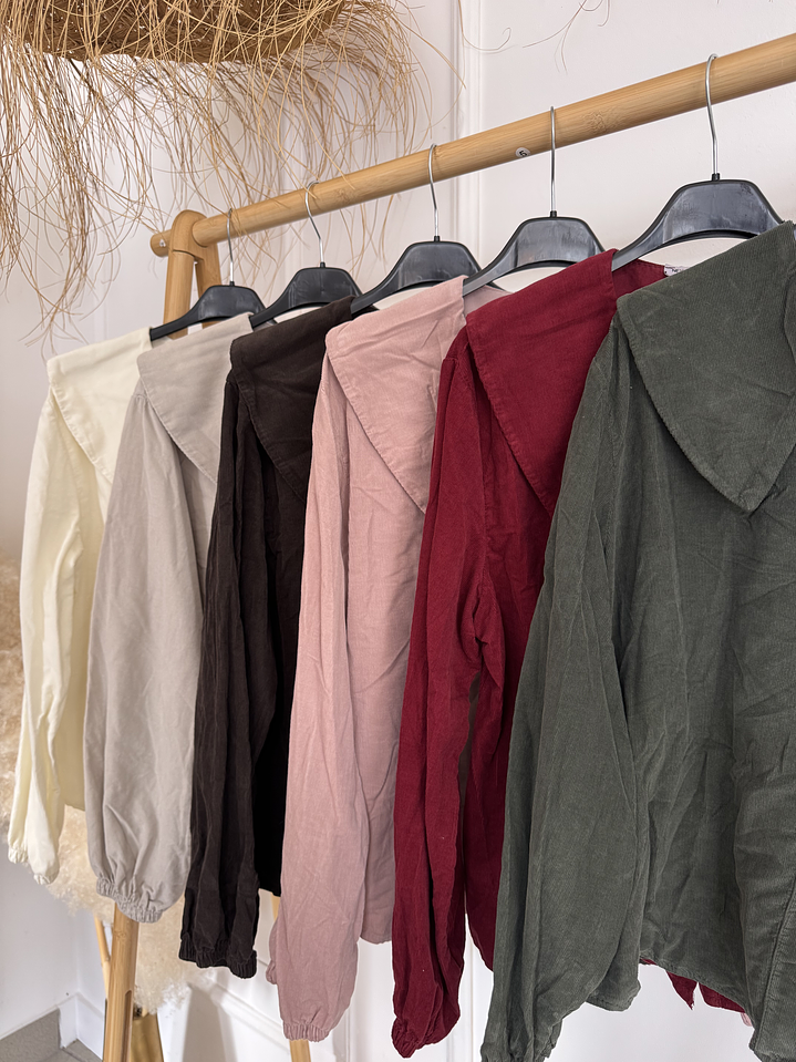 Camisa bombazina gola  2