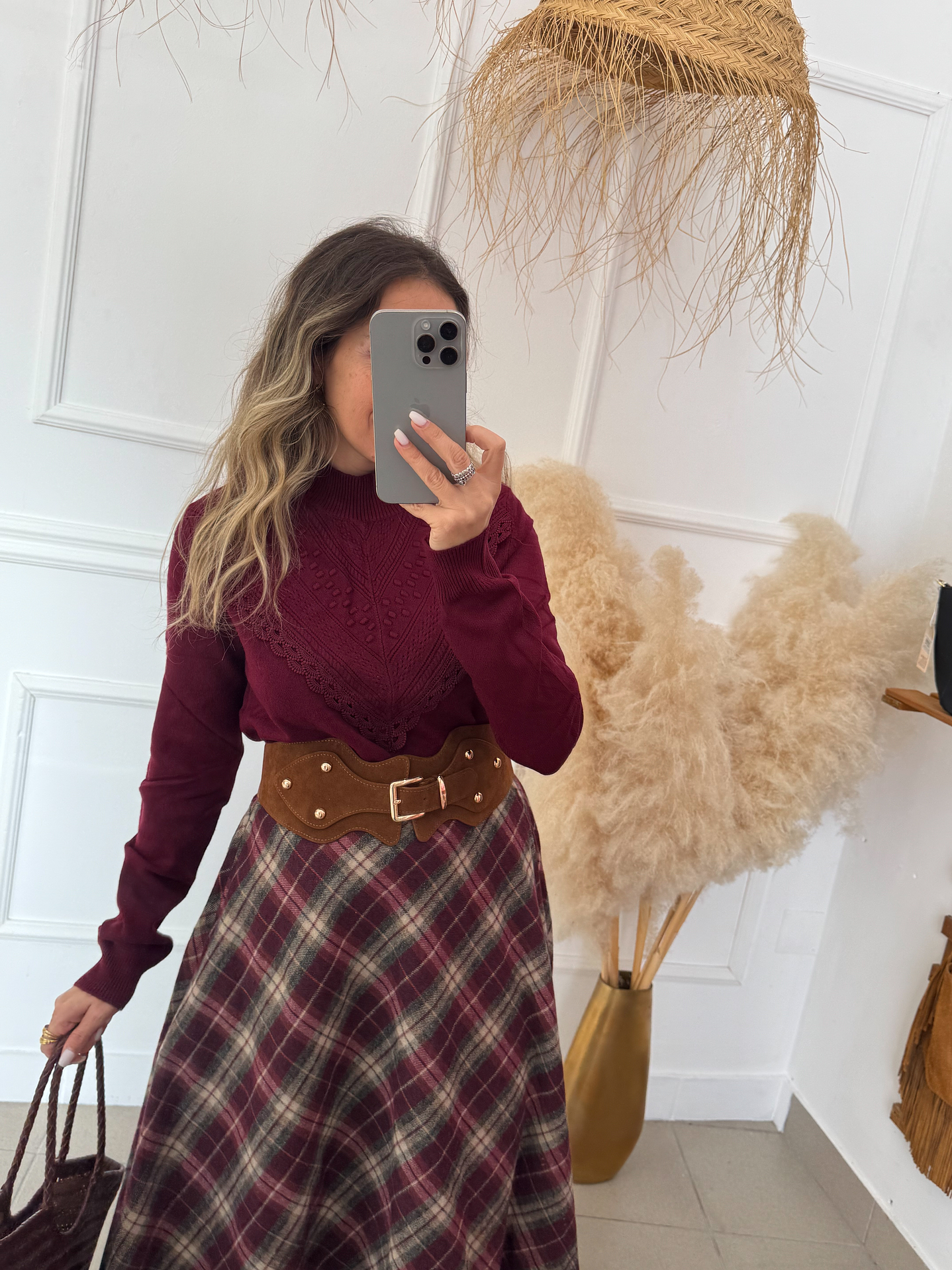 Saia xadrez flanela  2