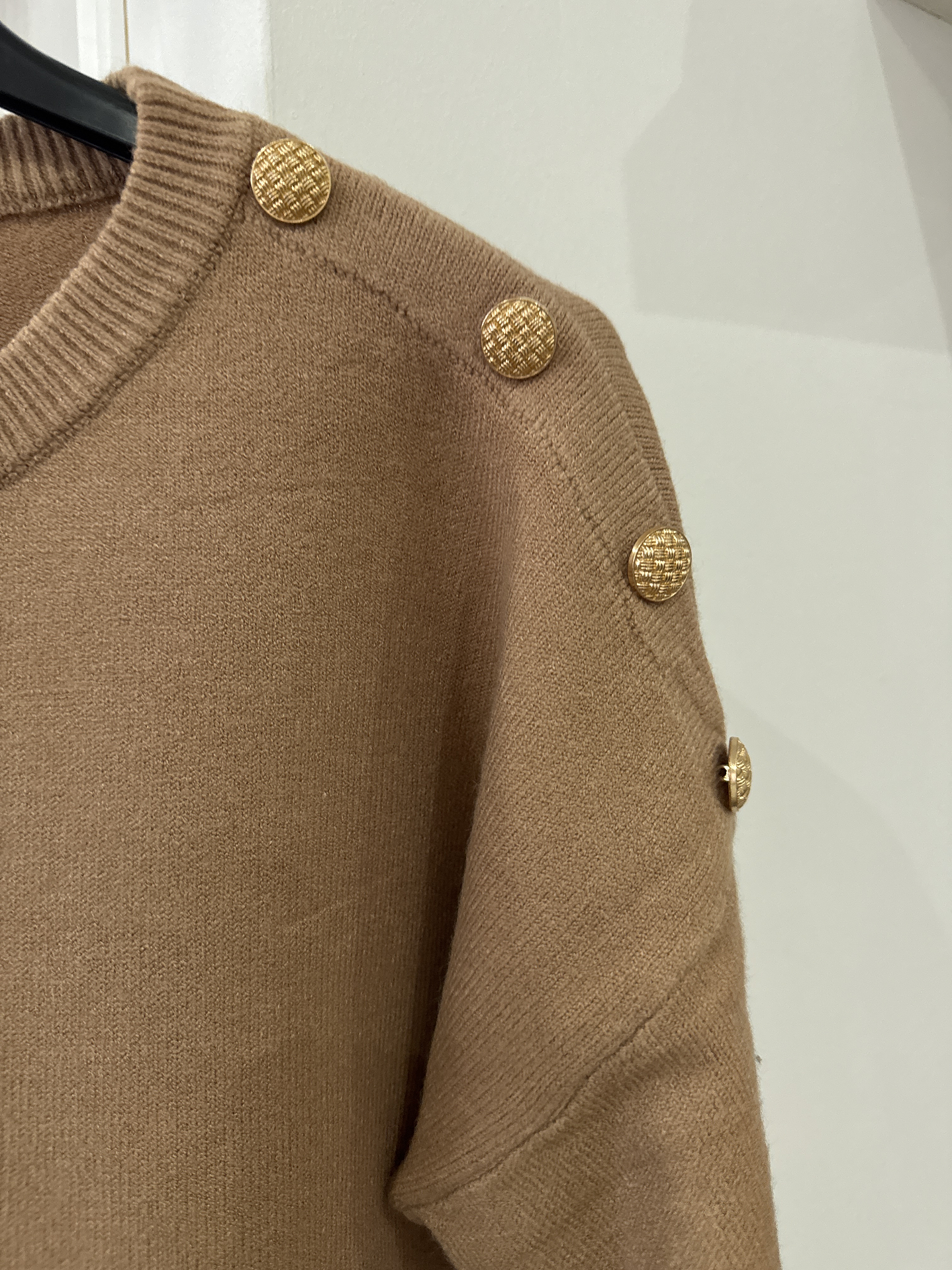 Camisola malha botao 4