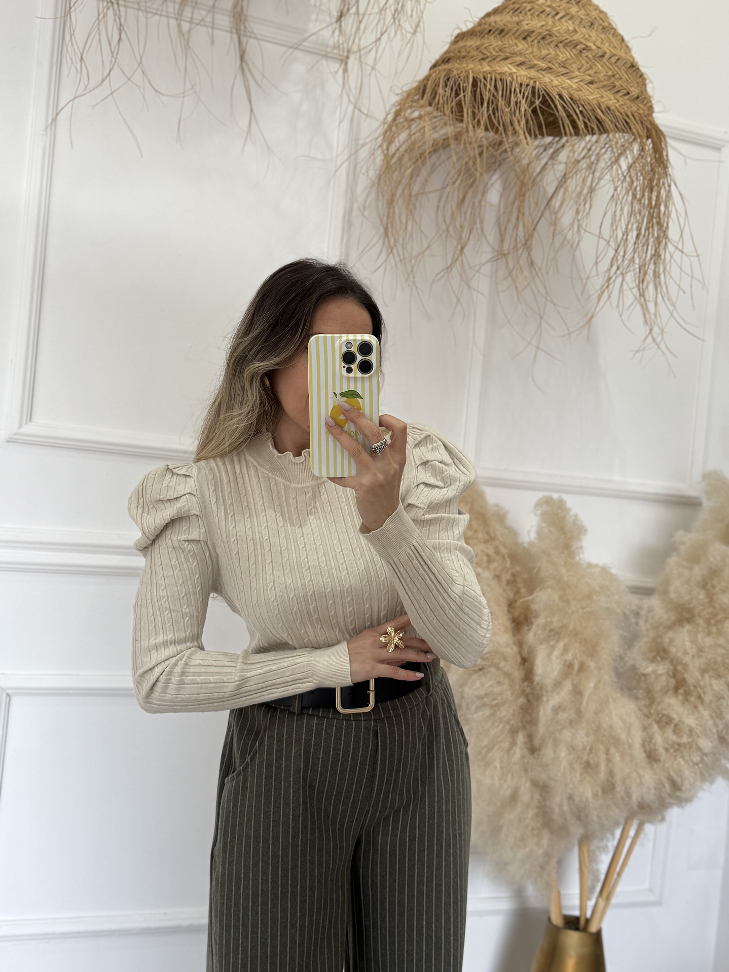 Camisola manga balão  2