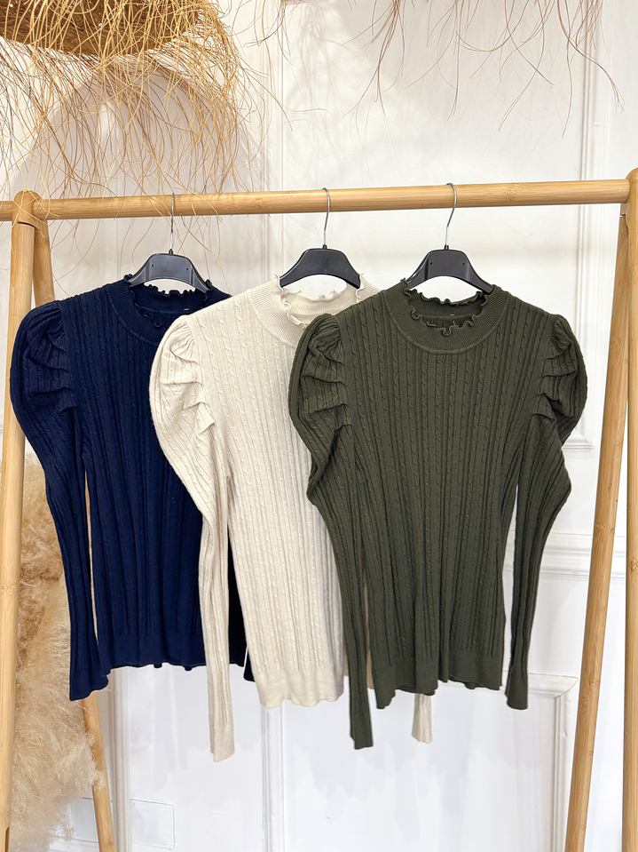 Camisola manga balão  3