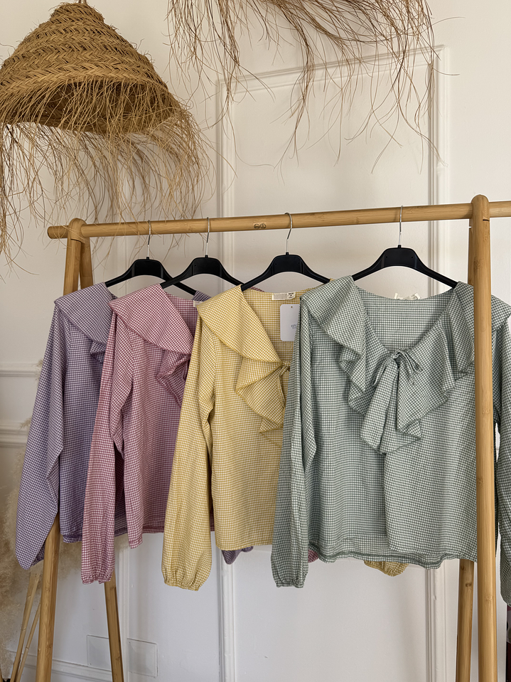 Blusa vichy folho  2