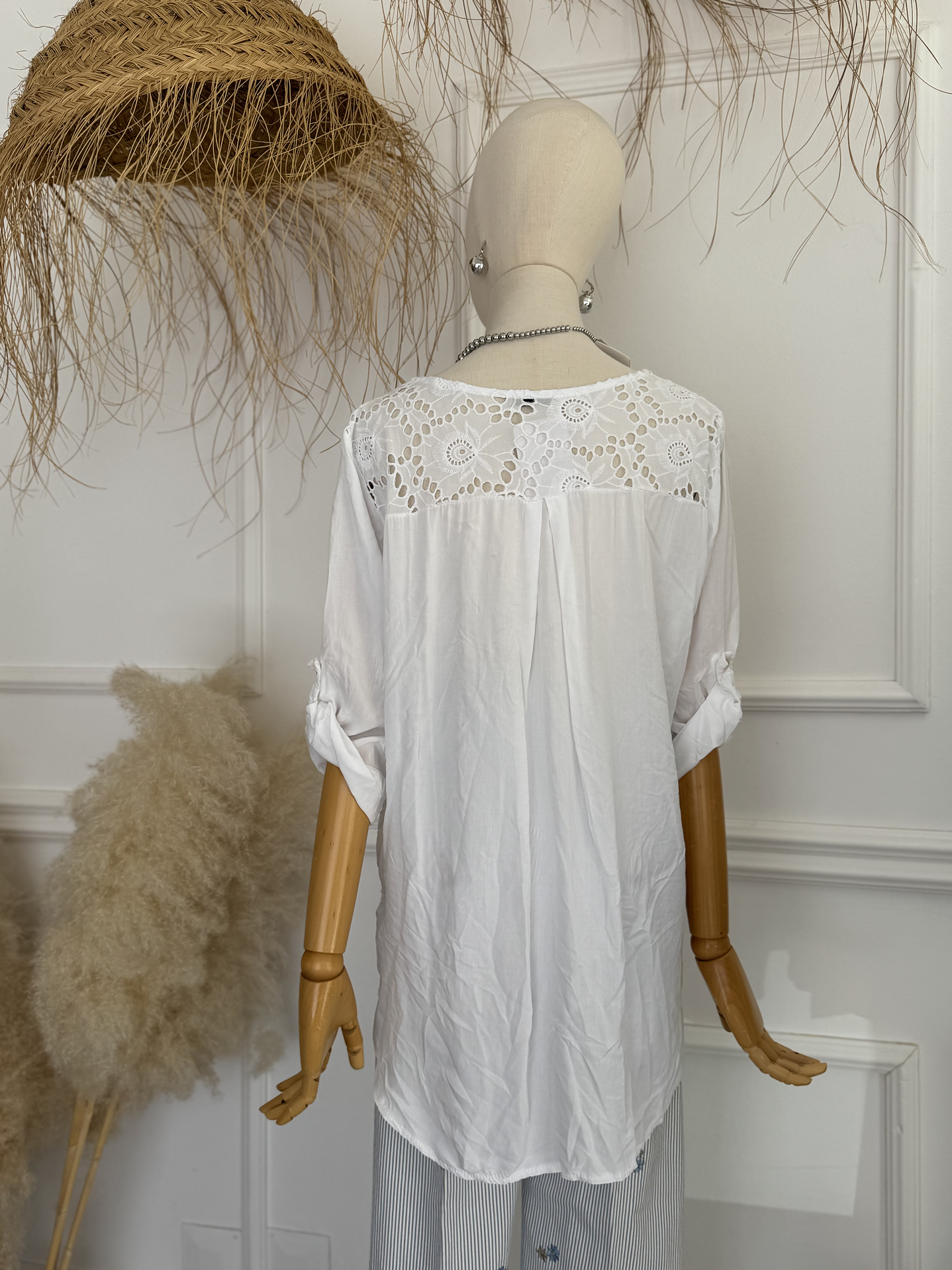 Túnica bordado inglês  4