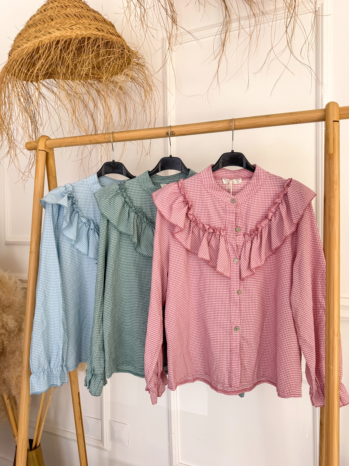 Camisa Vichy com filho  1