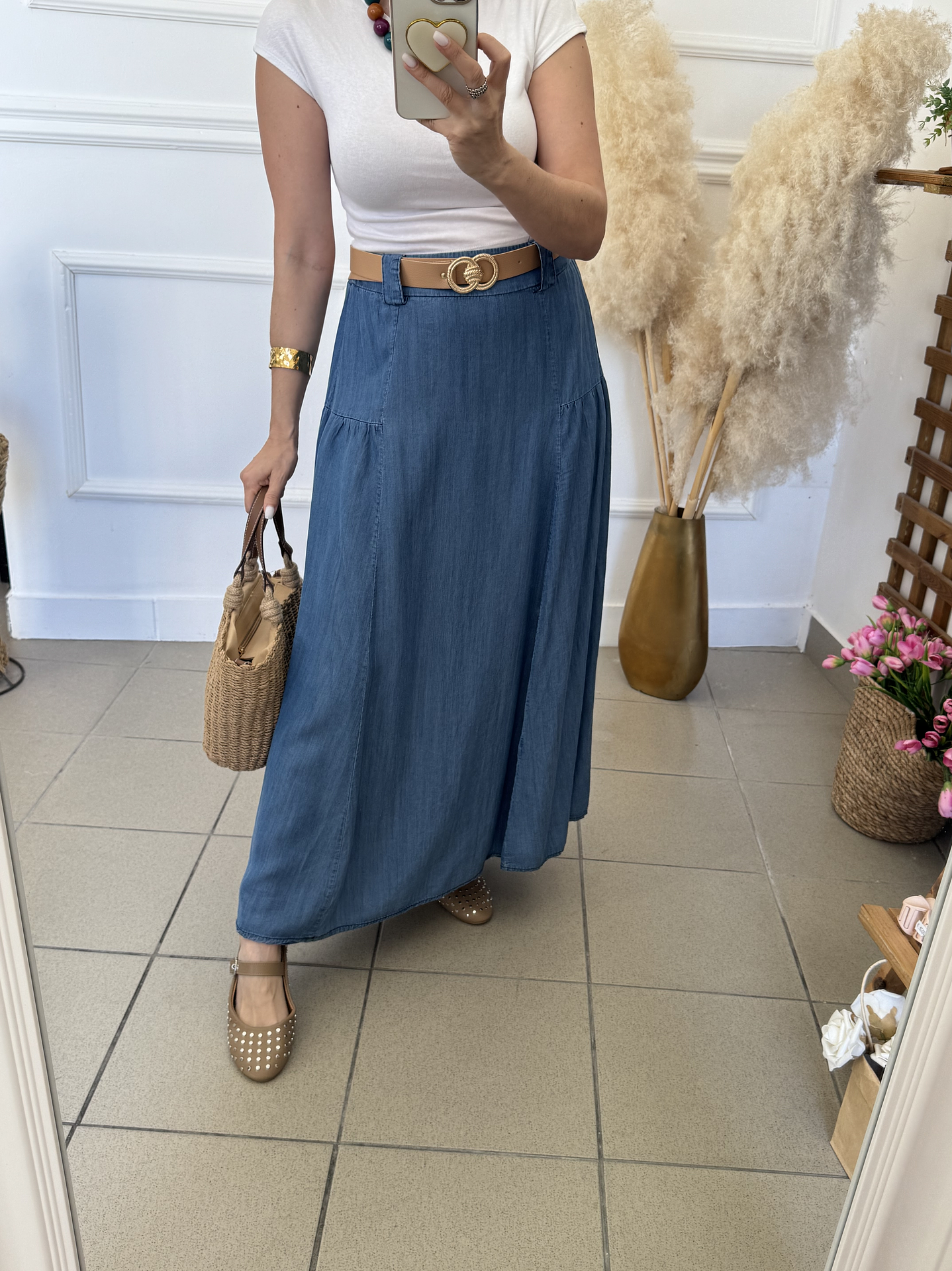 Saia ganga com cinto  3