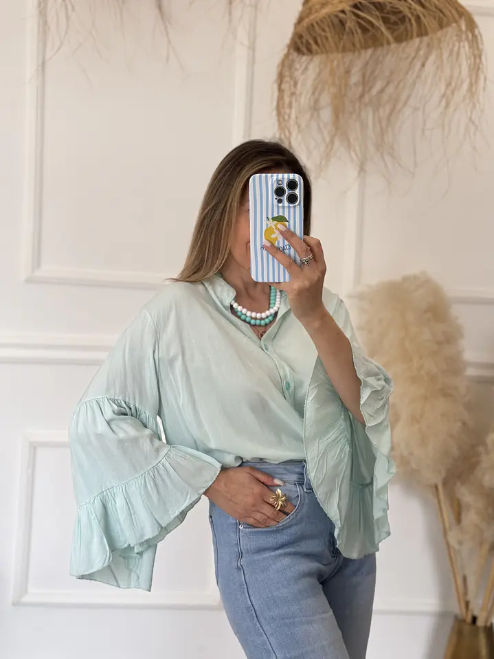 Camisa folho manga 4