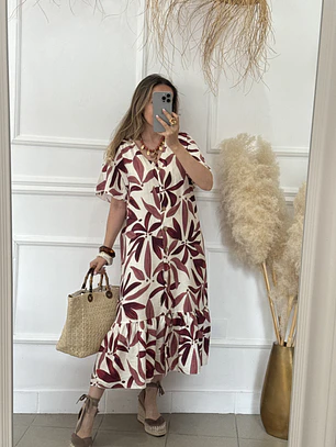 Vestido estampado 