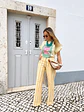Calças riscas amarelo - Miniatura 1