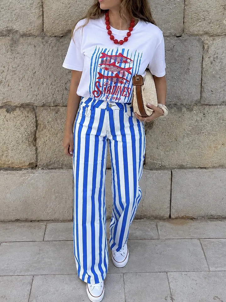 Calça risca 1