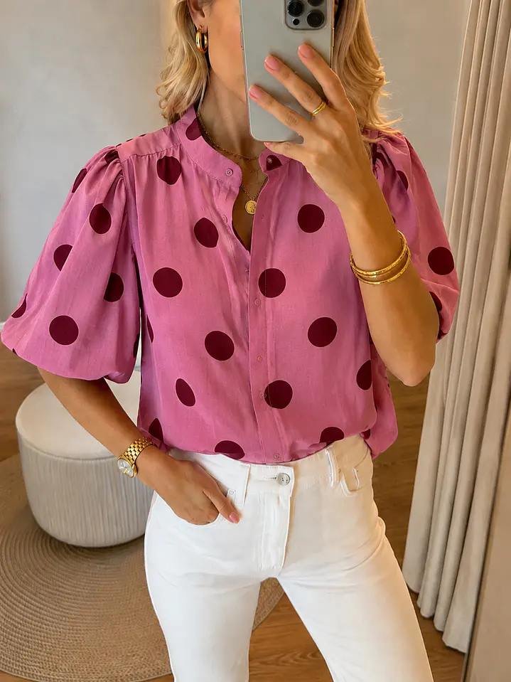 Camisa manga balão  6