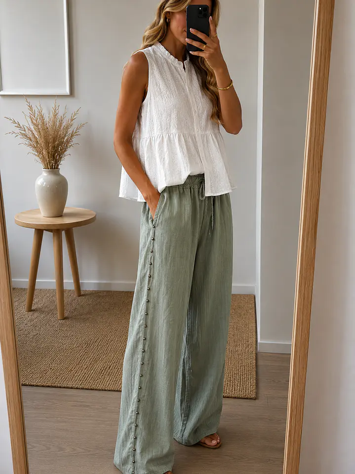 Pantalona com tachas 2