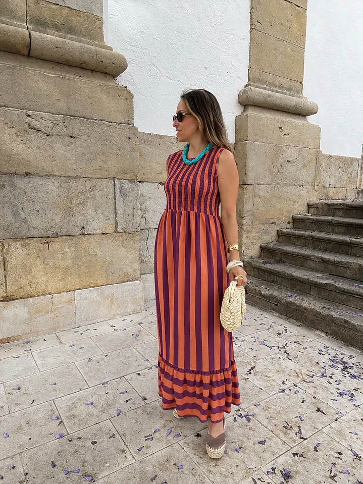 Vestido riscas  1