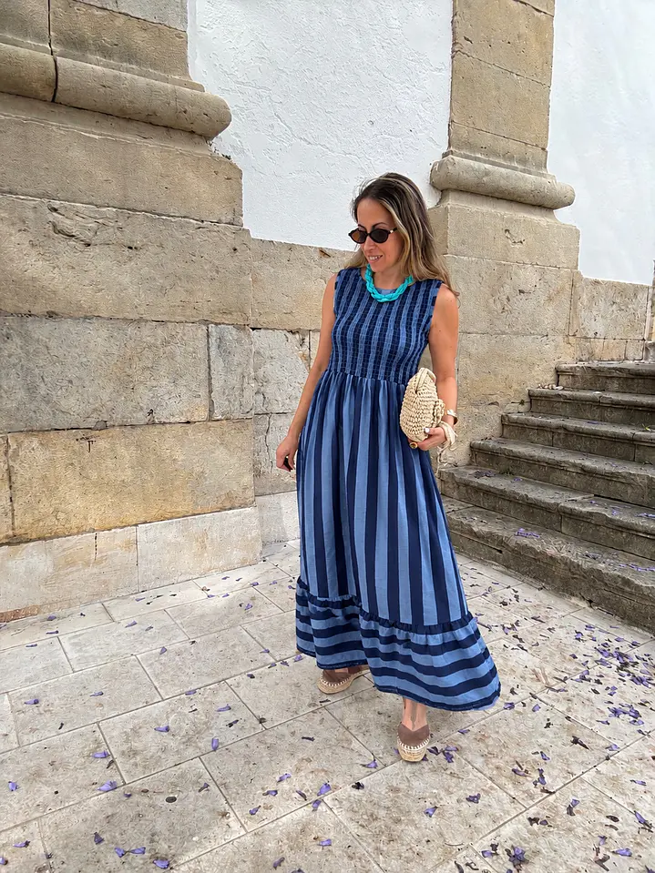Vestido riscas  2