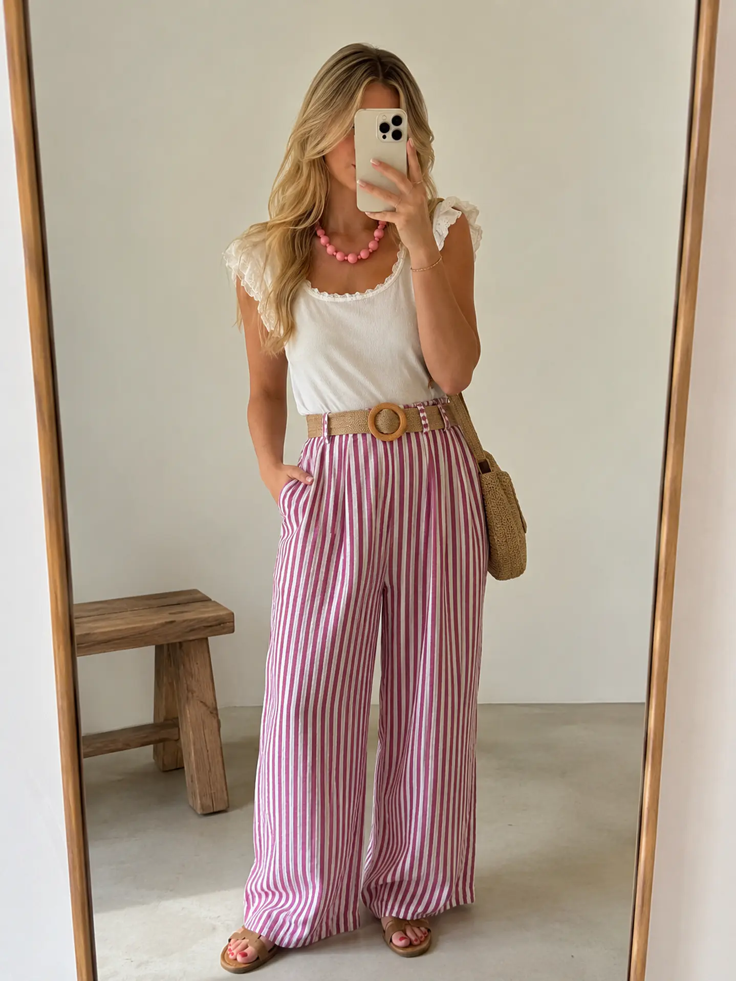 Calça riscas  1