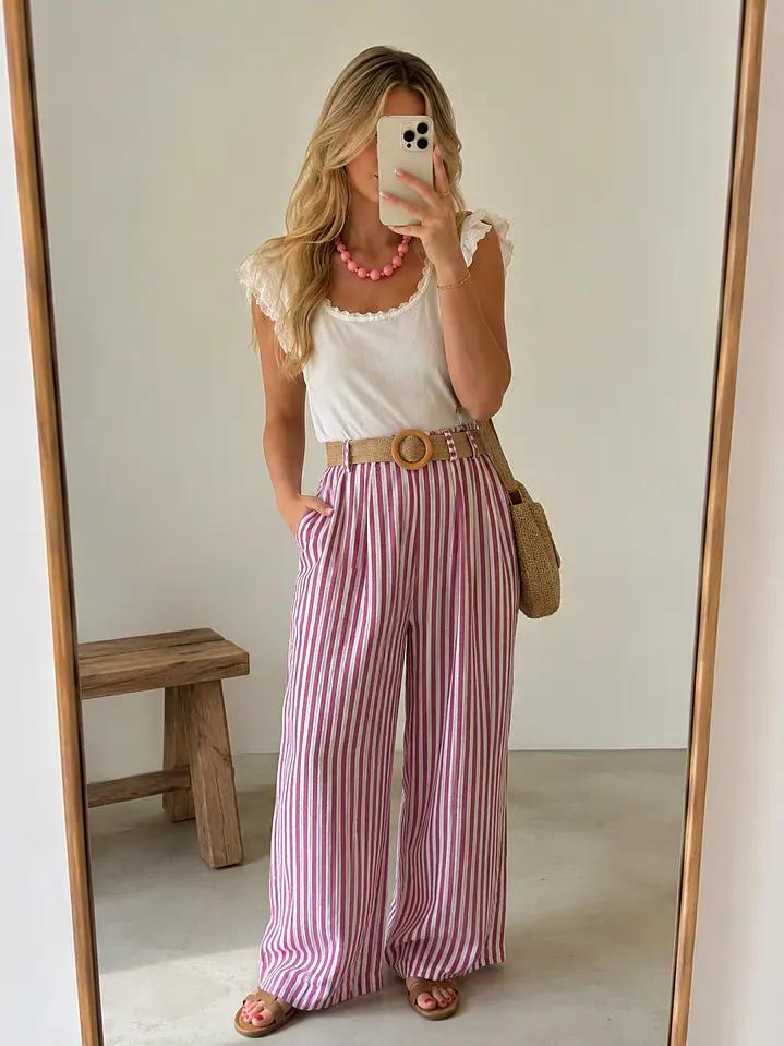 Calça riscas  1