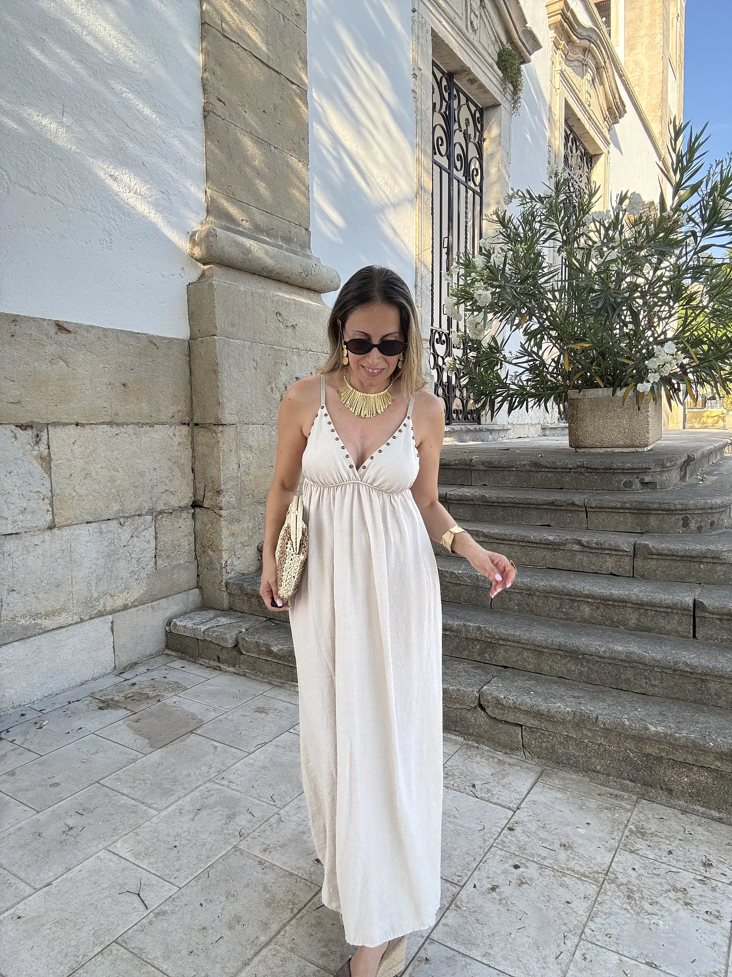 Vestido com tachas 1