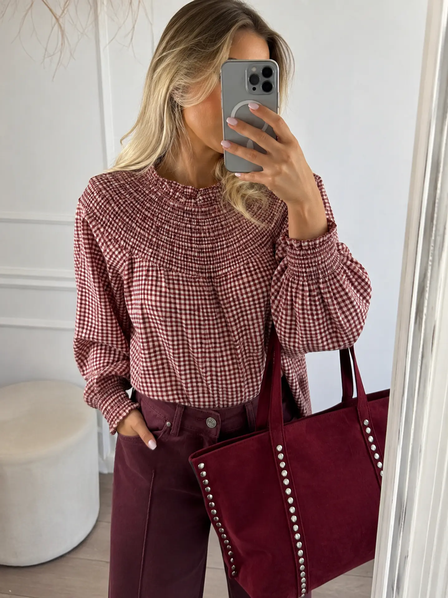 Blusa vichy  1